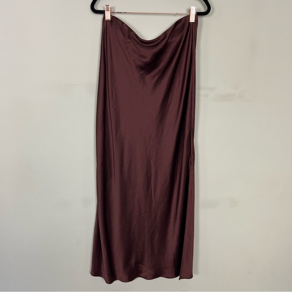 NWT MADEWELL SILKY MAXI SLIP SKIRT SIZE 8 - Picture 8 of 13